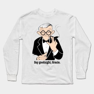 George Burns classic comedian Long Sleeve T-Shirt